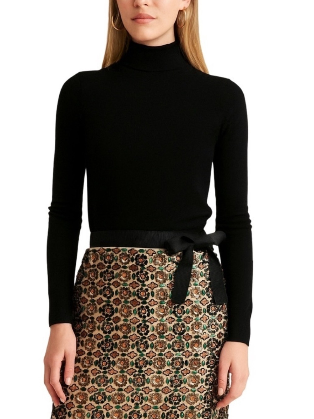 J. Crew Collection Rare Embellished Size 4 Beaded Skirt Festive Holiday 2018
